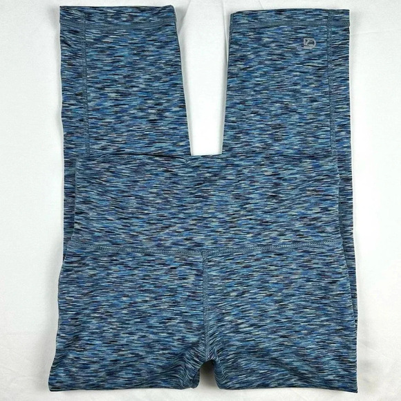 GapFit Blue Spacedye Blackout Technology gFast cropped leggings - Picture 1 of 7